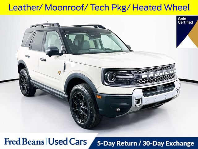 Certified 2025 Ford Bronco Sport Badlands w/ Badlands Tech Package AWD/4WD video 1