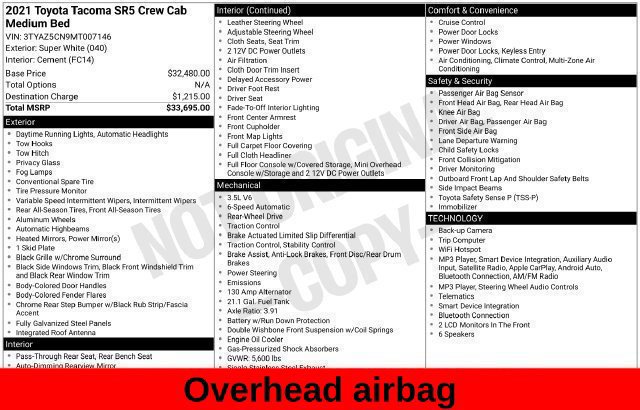 Used 2021 Toyota Tacoma SR5 RWD image 32