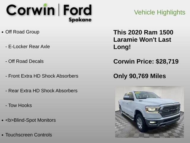 Used 2020 RAM 1500 Laramie image 12