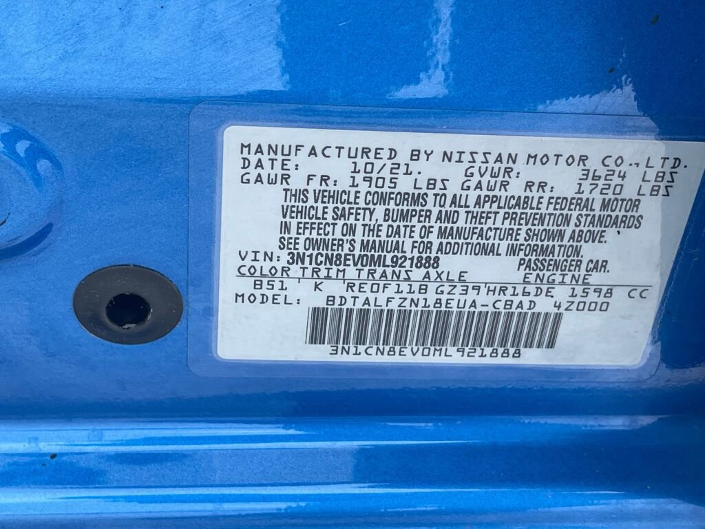 Used 2021 Nissan Versa SV image 28