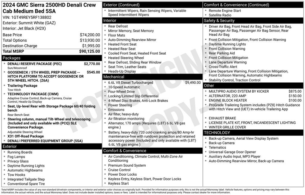 Used 2024 GMC Sierra 2500 Denali w/ Denali Reserve Package image 5