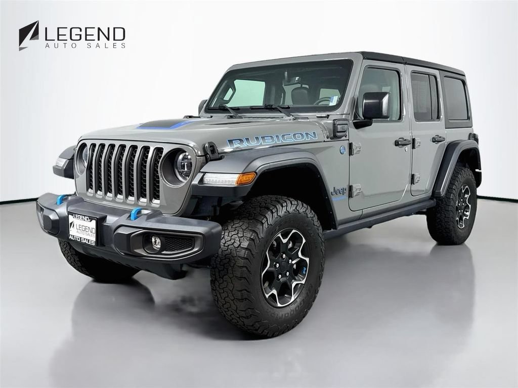 Used 2023 Jeep Wrangler Unlimited Rubicon 4xe w/ Cold Weather Group AWD/4WD image 1