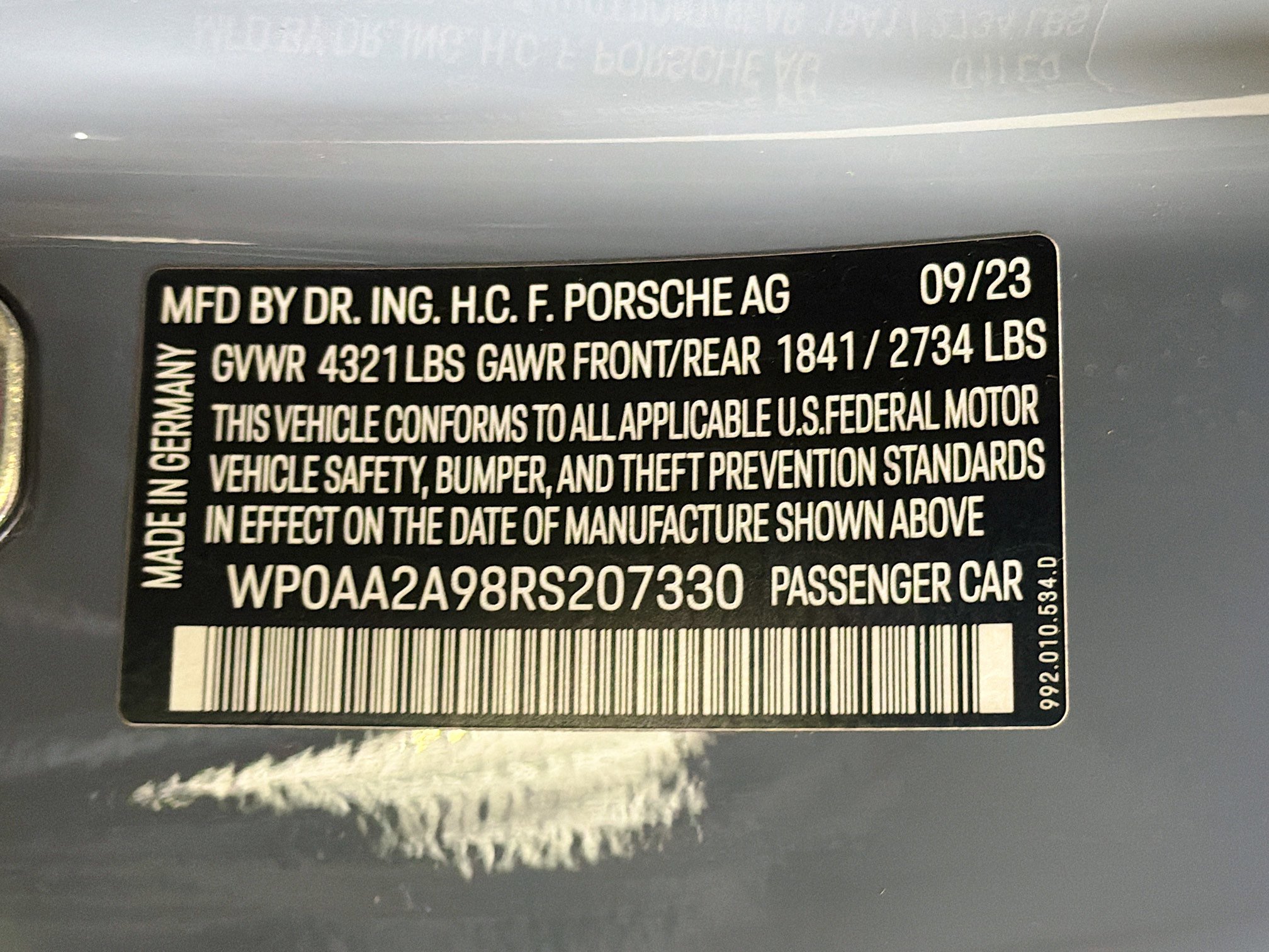 Certified 2024 Porsche 911 Carrera w/ Premium Package RWD image 41