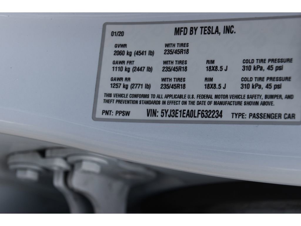 Used 2020 Tesla Model 3 Standard Range Plus image 24