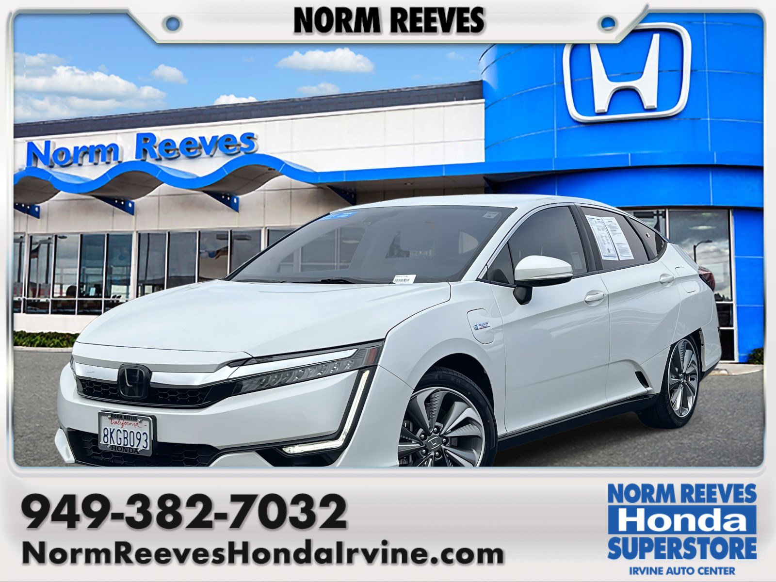 Certified 2019 Honda Clarity Touring