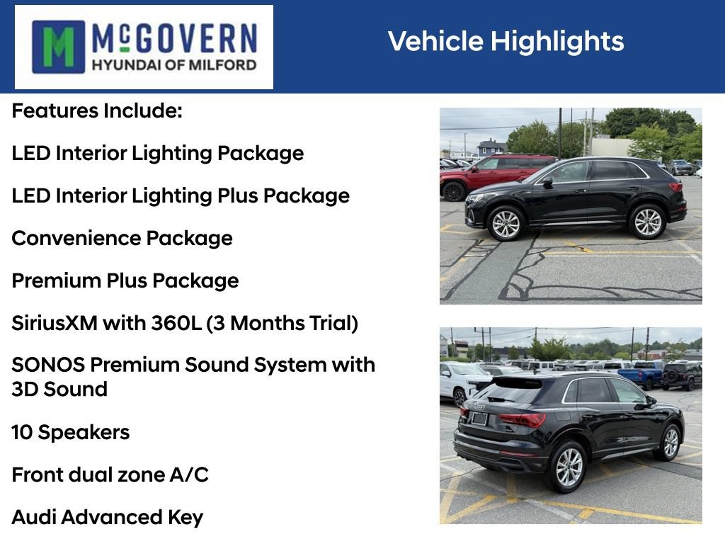 Used 2025 Audi Q3 2.0T Premium Plus w/ Premium Plus Package AWD/4WD image 4