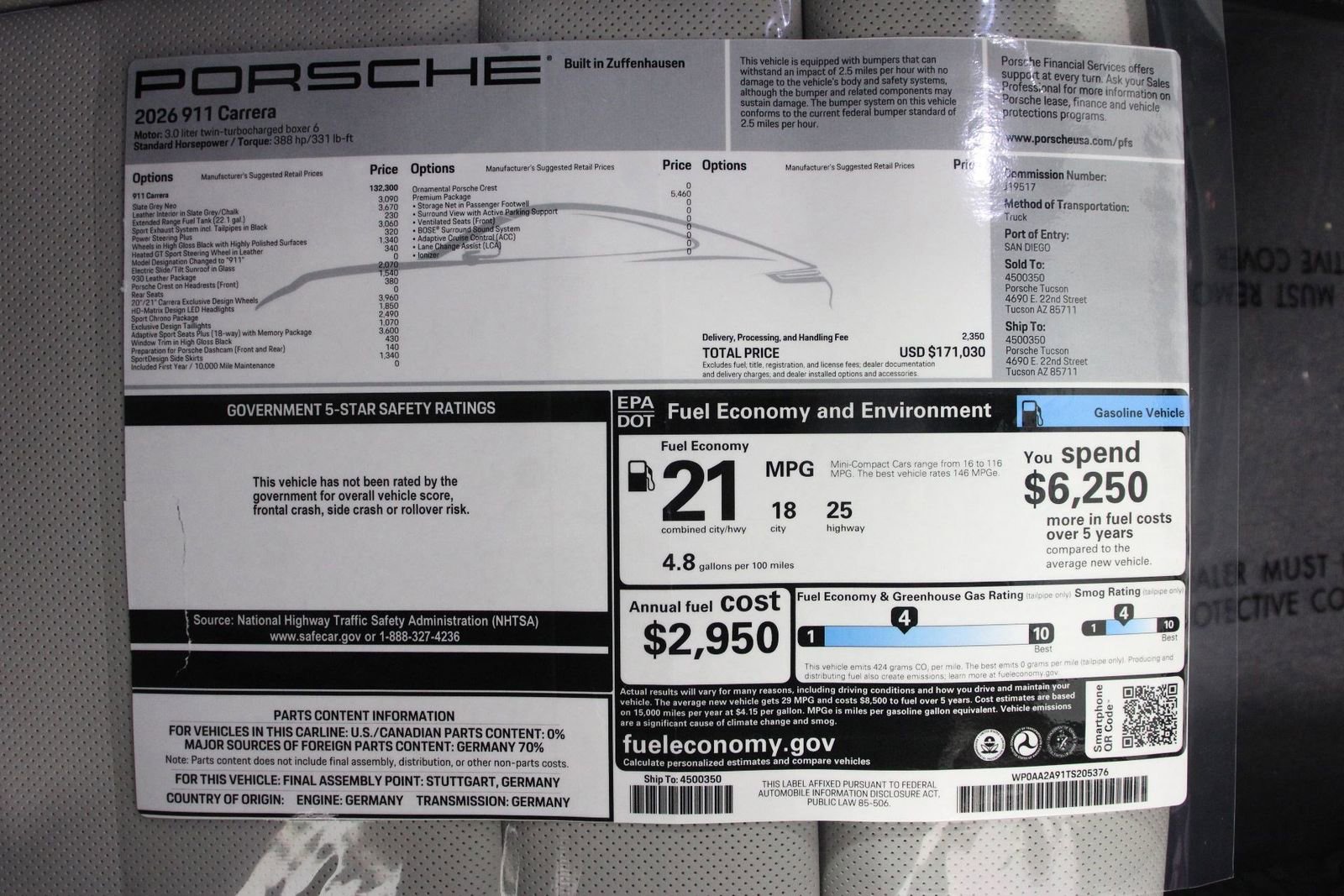 New 2026 Porsche 911 Carrera image 25