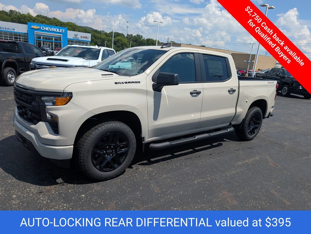 New 2026 Chevrolet Silverado 1500 Custom w/ Turbomax Blackout Package AWD/4WD image 4