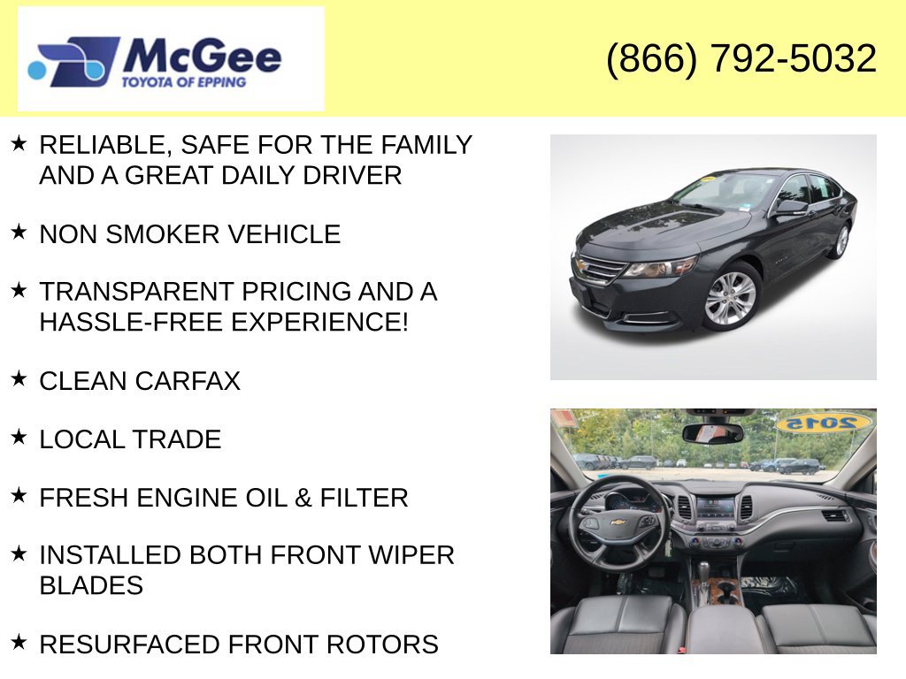 Used 2015 Chevrolet Impala LT w/ Convenience Package FWD image 4