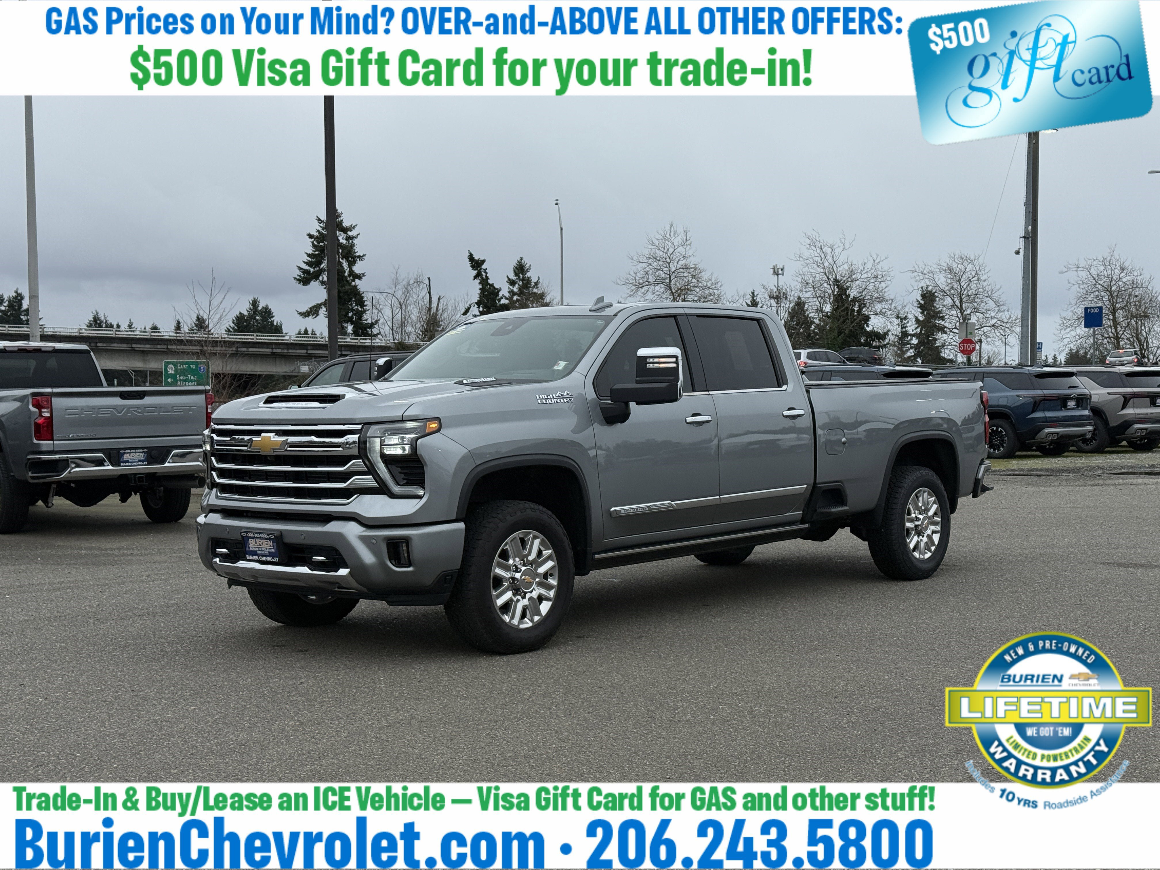 Used 2024 Chevrolet Silverado 3500 High Country w/ High Country Premium Package AWD/4WD image 46