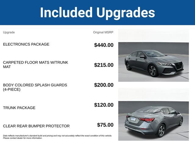 Used 2020 Nissan Sentra SV w/ Electronics Package FWD image 5