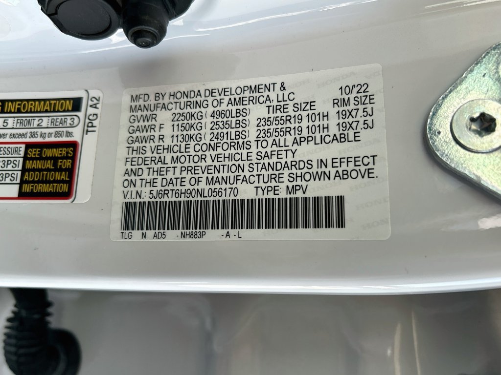 Certified 2022 Honda CR-V Touring image 34