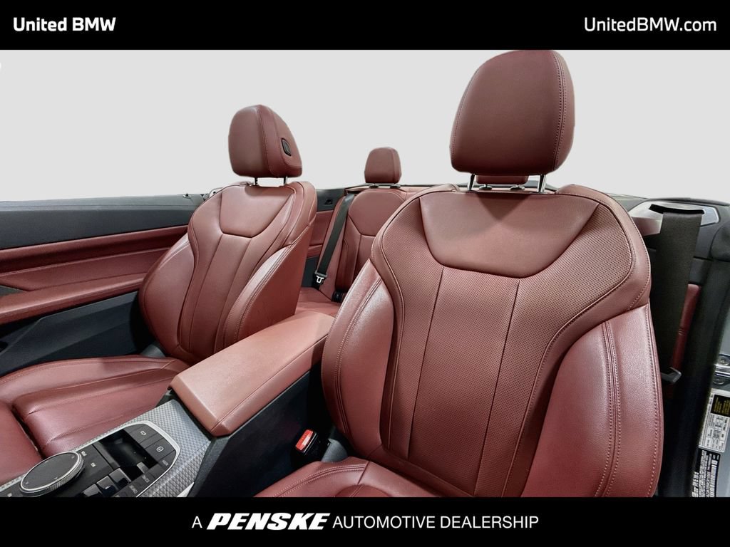 Certified 2024 BMW 430i Convertible w/ M Sport Package RWD image 12