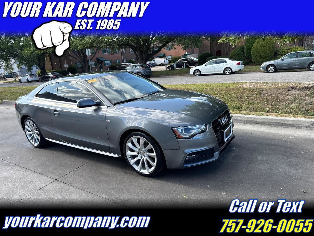 Used 2016 Audi A5 2.0T Premium Plus w/ Technology Package AWD/4WD image 1