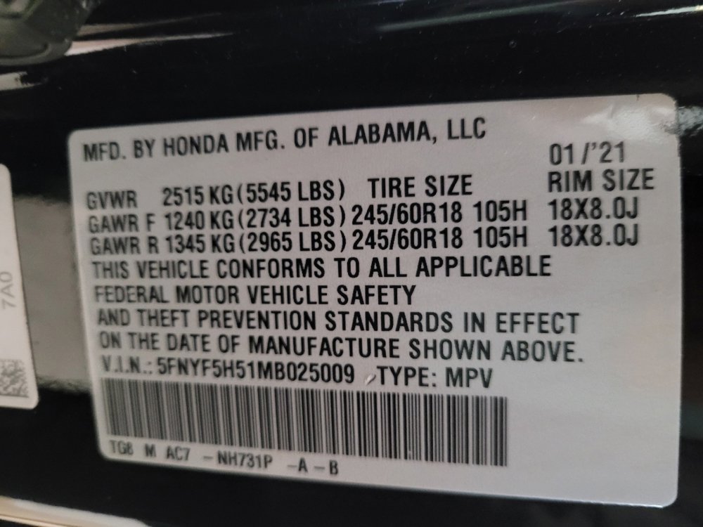 Used 2021 Honda Pilot EX-L image 33