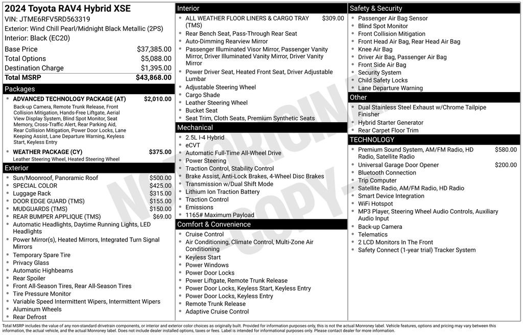 Certified 2024 Toyota RAV4 XSE w/ Advanced Technology Package AWD/4WD image 29