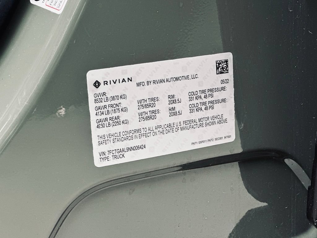 Used 2022 Rivian R1T Launch Edition AWD/4WD image 43