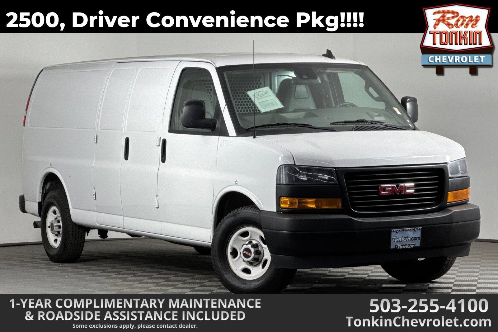 Used 2020 GMC Savana 2500 Extended w/ Driver Convenience Package