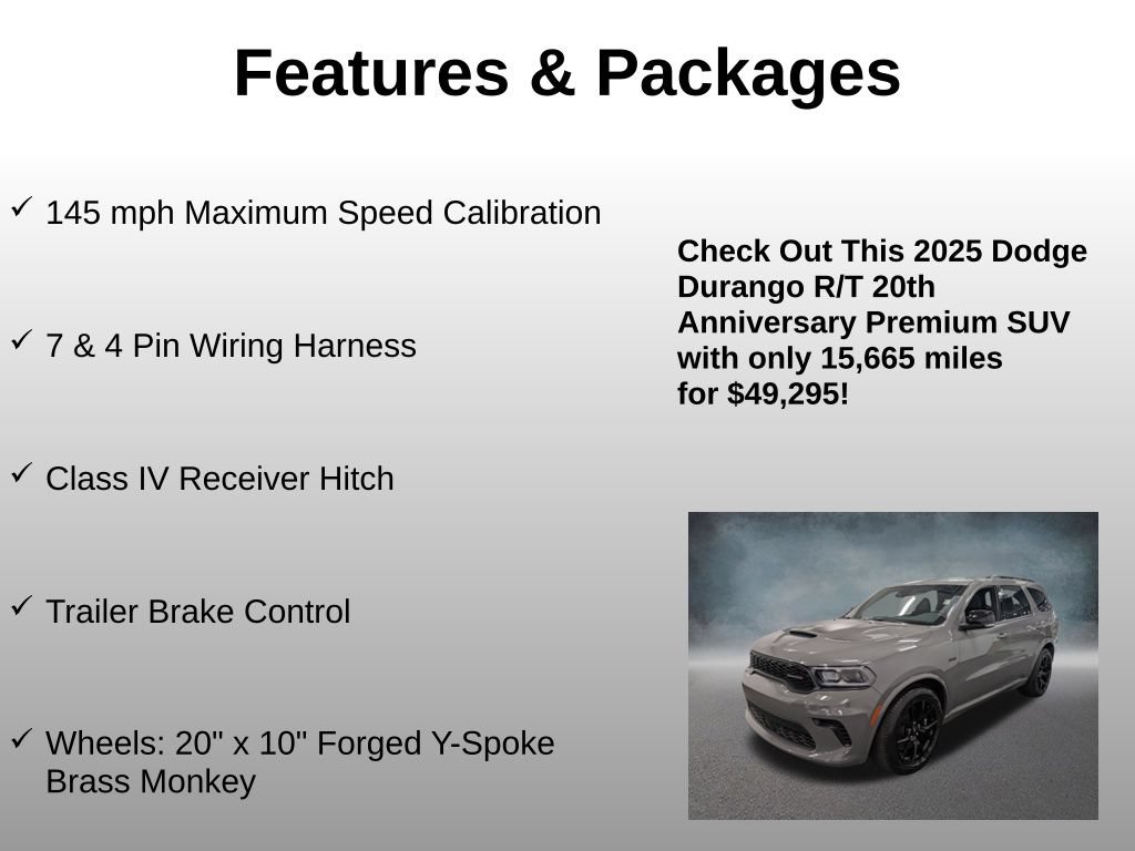 Used 2025 Dodge Durango R/T AWD/4WD image 8