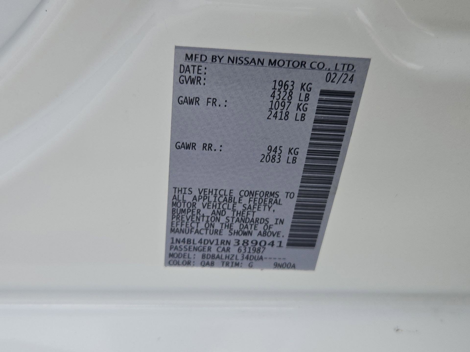 Used 2024 Nissan Altima 2.5 SV image 33