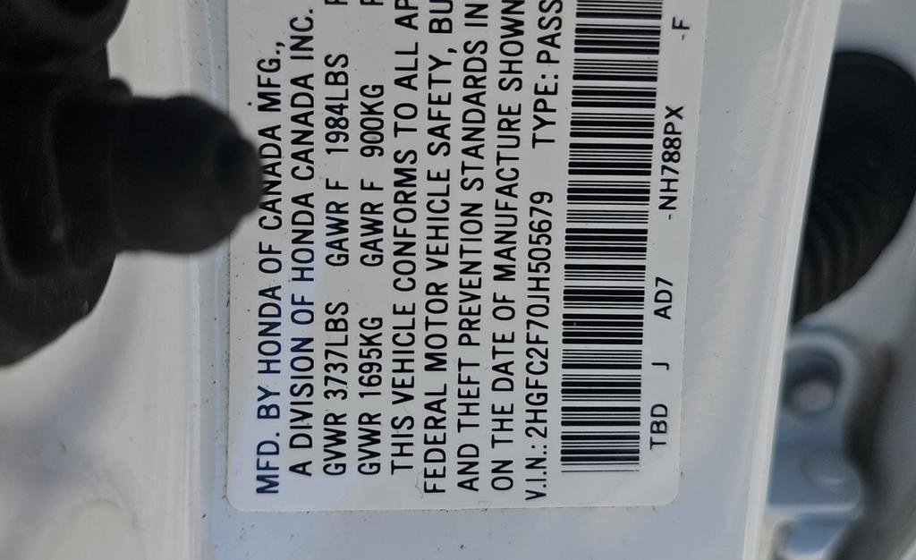 Used 2018 Honda Civic EX image 16