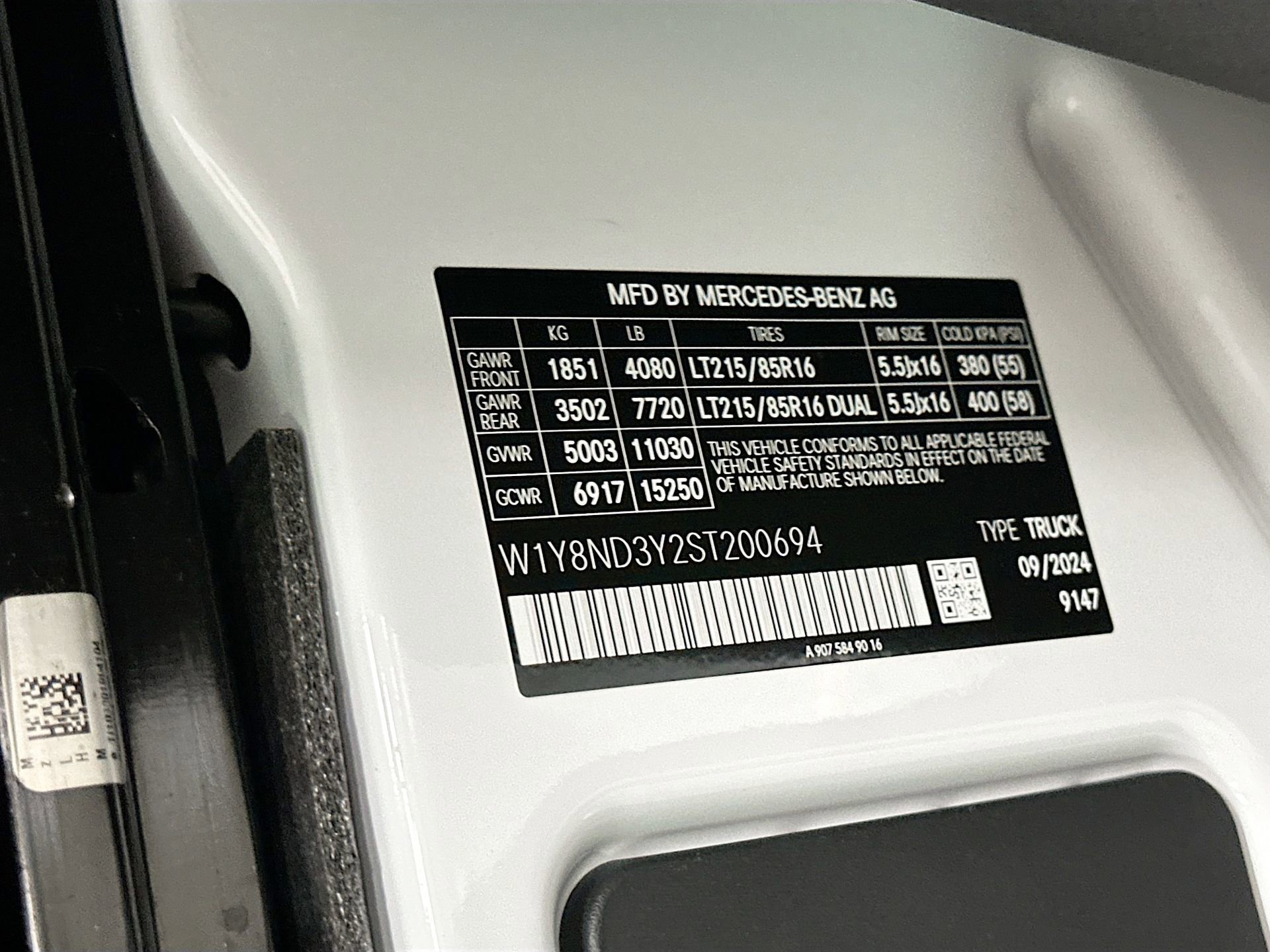 New 2025 Mercedes-Benz Sprinter 3500 image 20