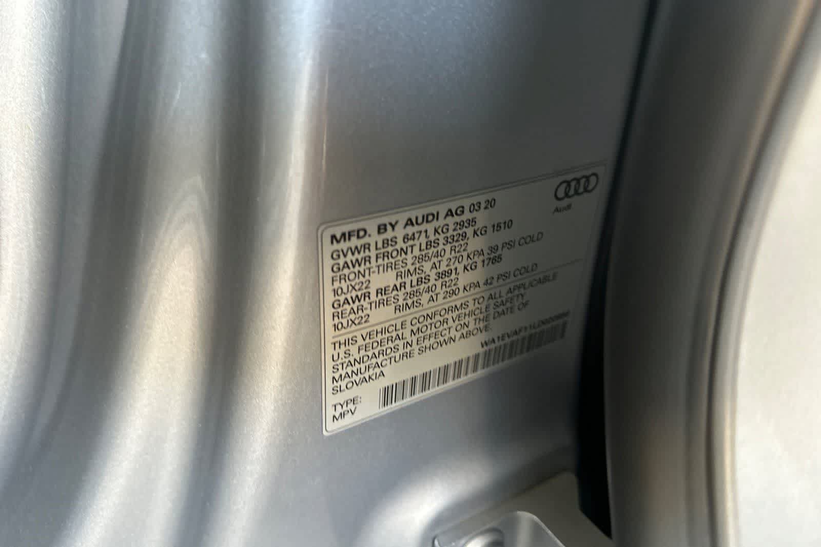 Used 2020 Audi Q8 Premium Plus w/ Premium Plus Package AWD/4WD image 36