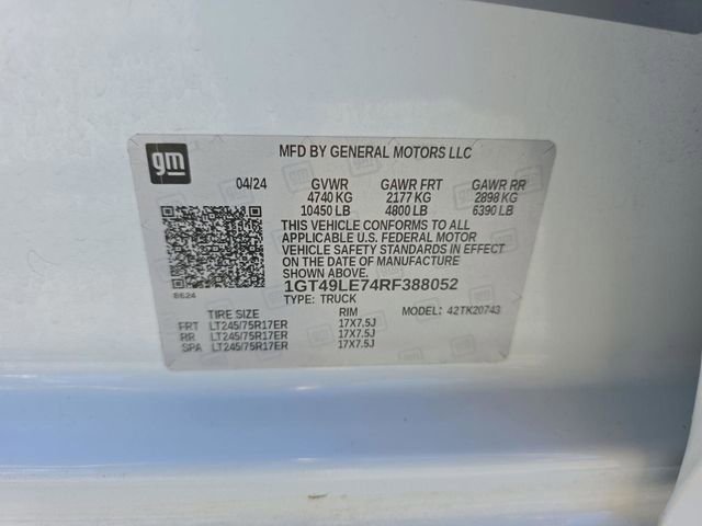 Used 2024 GMC Sierra 2500 Pro w/ 1SA Pro Safety Plus Package image 39