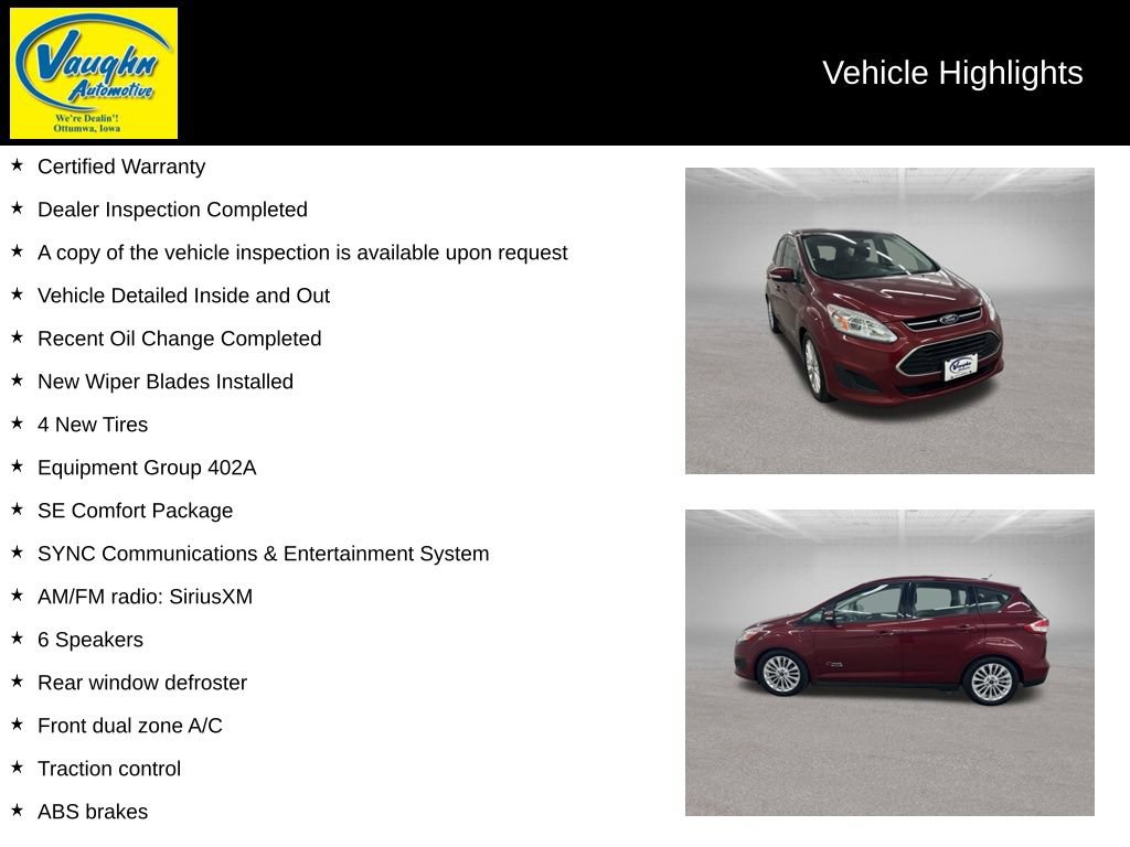 Used 2017 Ford C-MAX Energi SE w/ Equipment Group 402A FWD image 2