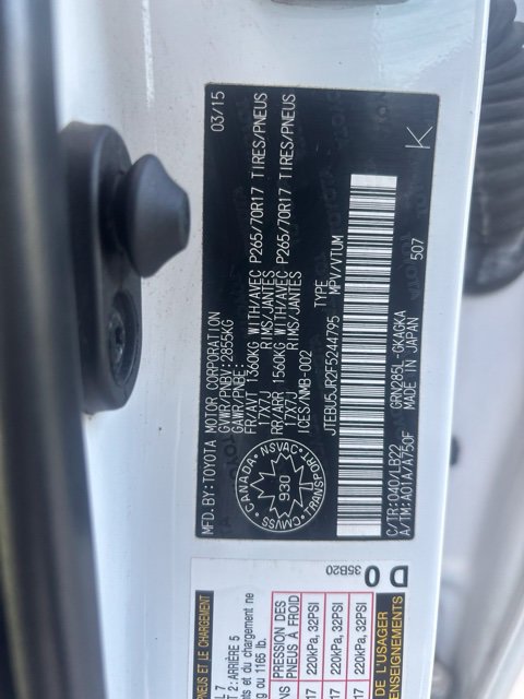 Used 2015 Toyota 4Runner SR5 Premium AWD/4WD image 13
