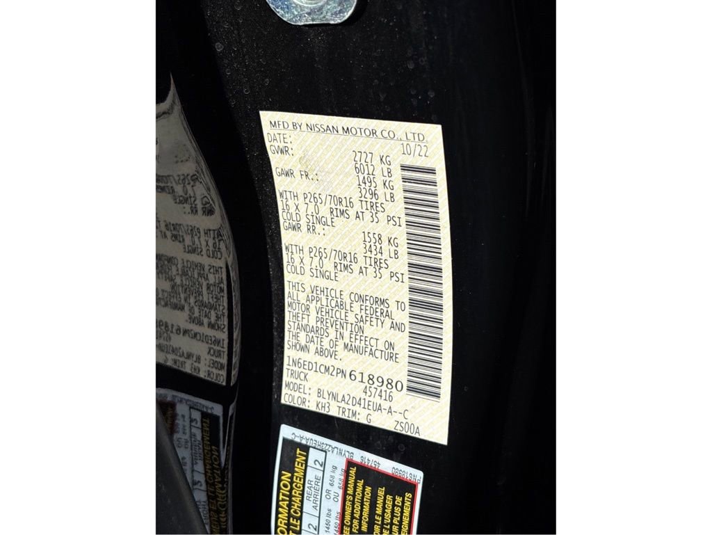 Used 2023 Nissan Frontier S w/ Technology Package image 19