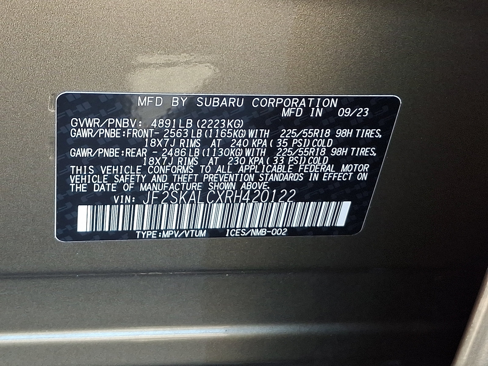 Certified 2024 Subaru Forester Limited AWD/4WD image 28