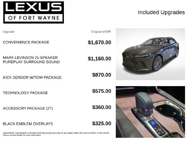 New 2026 Lexus RX 350 AWD w/ Convenience Package image 4
