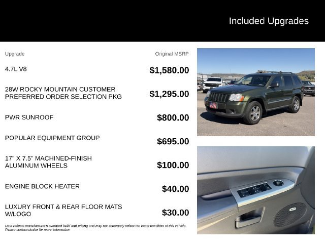 Used 2008 Jeep Grand Cherokee Laredo AWD/4WD image 5