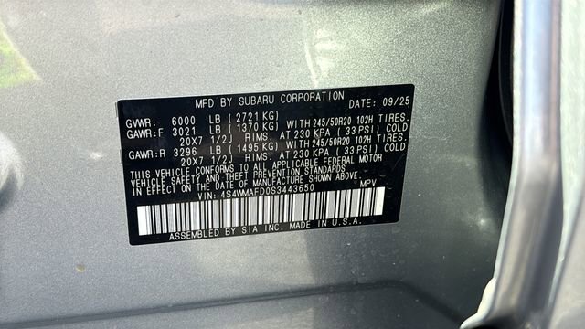 Certified 2025 Subaru Ascent Onyx Edition AWD/4WD image 28