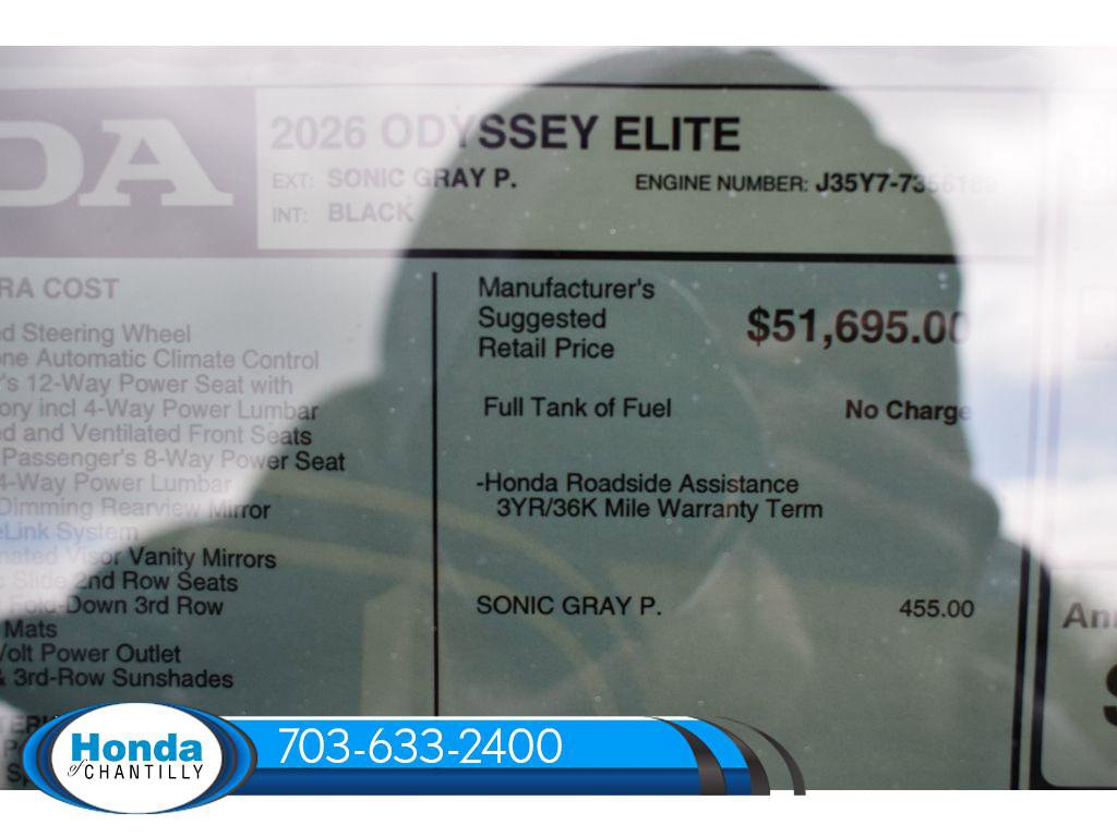 New 2026 Honda Odyssey Elite image 41