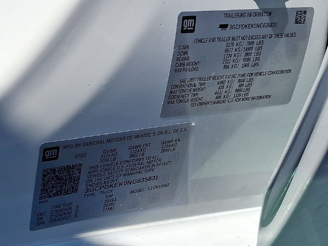 Certified 2022 Chevrolet Silverado 1500 LT AWD/4WD image 32