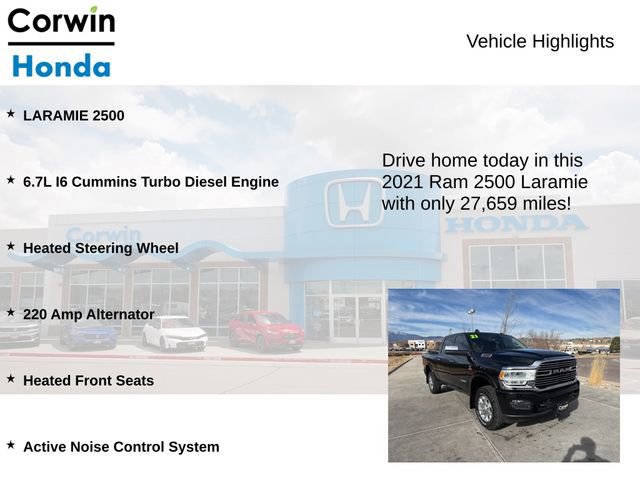 Used 2021 RAM 2500 Laramie w/ Body Color Bumper Group image 7