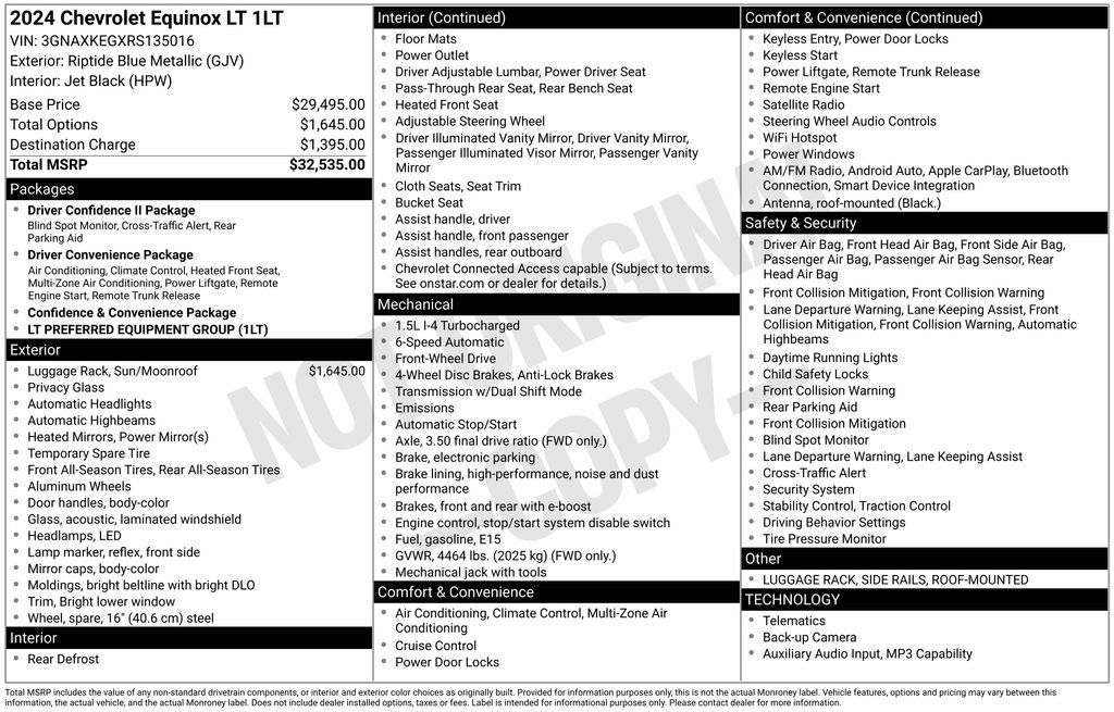 Certified 2024 Chevrolet Equinox LT FWD image 42