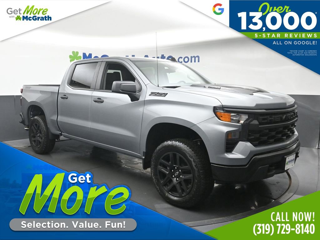 New 2026 Chevrolet Silverado 1500 Custom Trail Boss w/ Dark Appearance Package