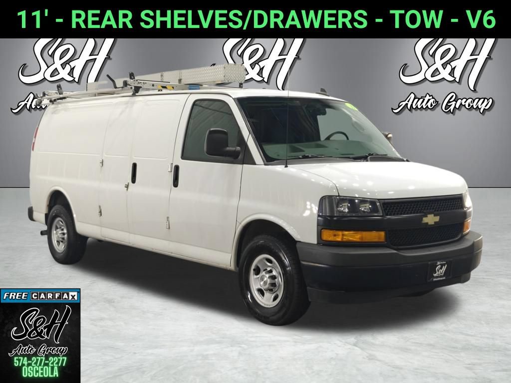 Used 2019 Chevrolet Express 3500 Extended w/ Driver Convenience Package RWD image 1