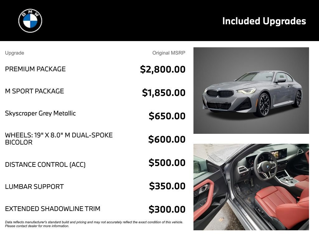 New 2026 BMW 230i xDrive Coupe w/ Premium Package AWD/4WD image 4
