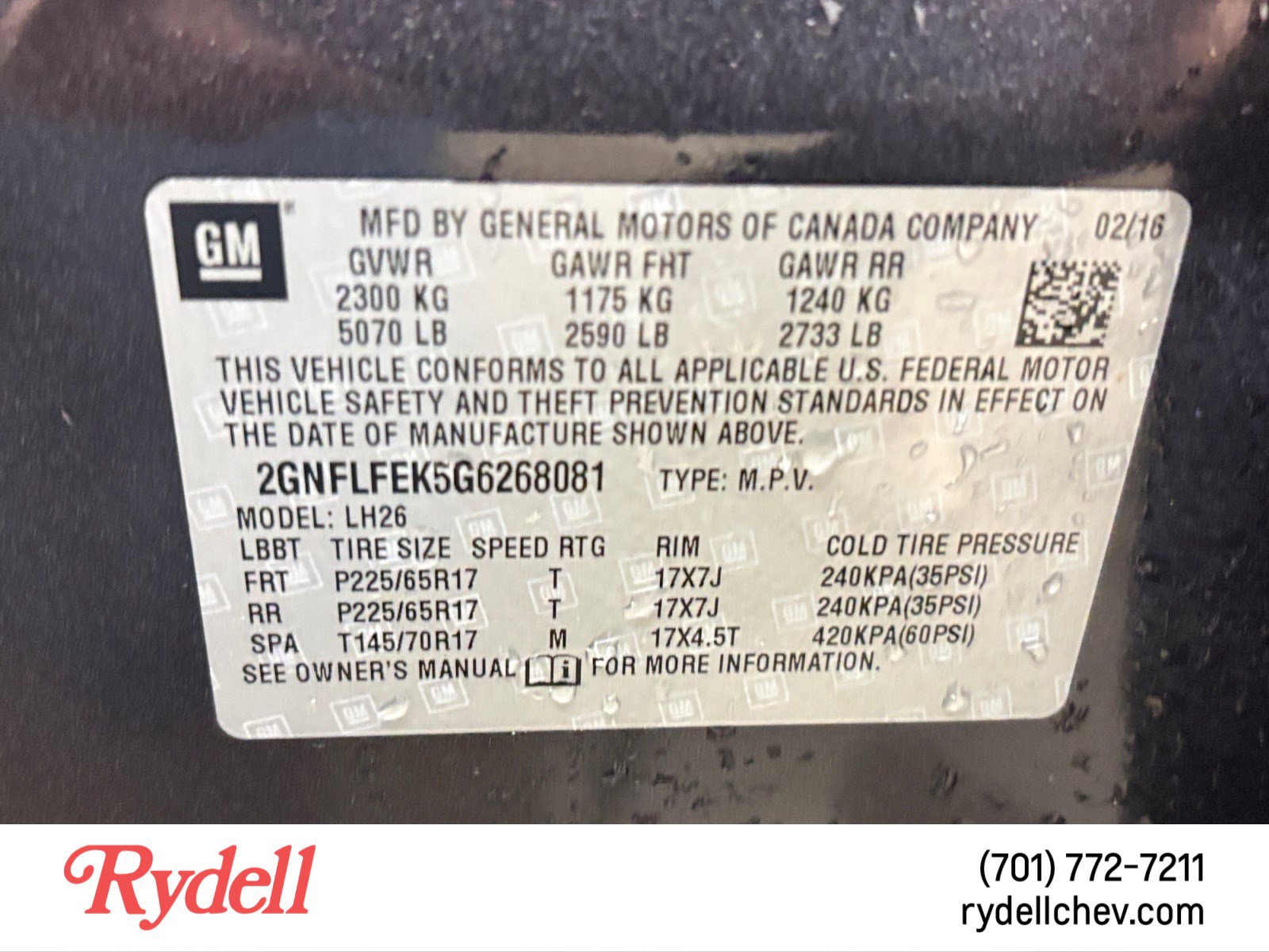 Used 2016 Chevrolet Equinox LT w/ Convenience Package AWD/4WD image 22