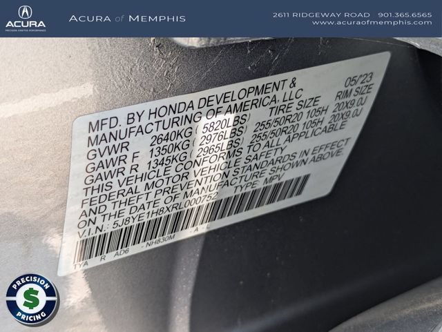 Used 2024 Acura MDX SH-AWD w/ Advance Package image 12