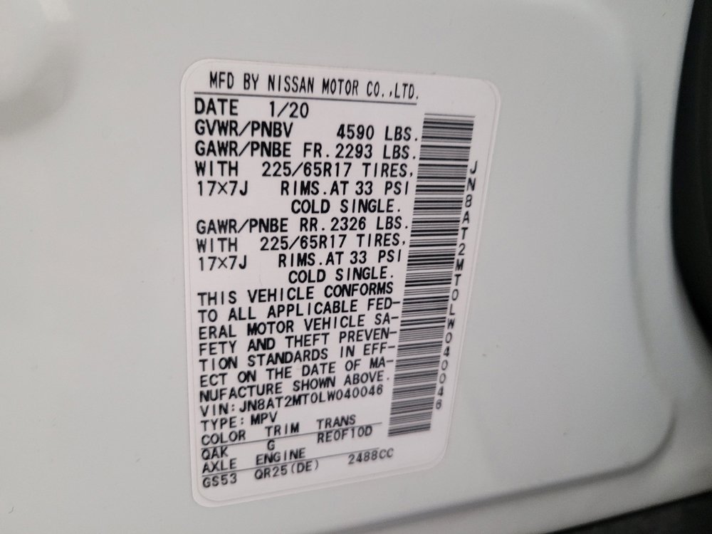 Used 2020 Nissan Rogue SV FWD image 33