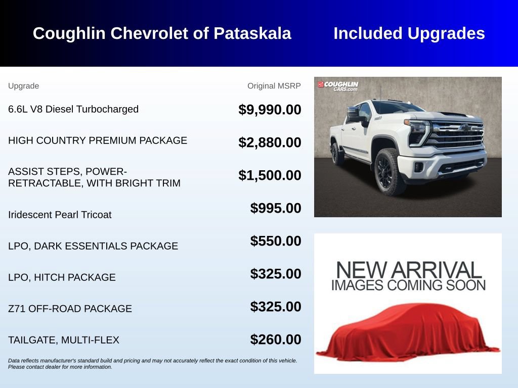 Used 2025 Chevrolet Silverado 2500 High Country w/ High Country Premium Package AWD/4WD image 3