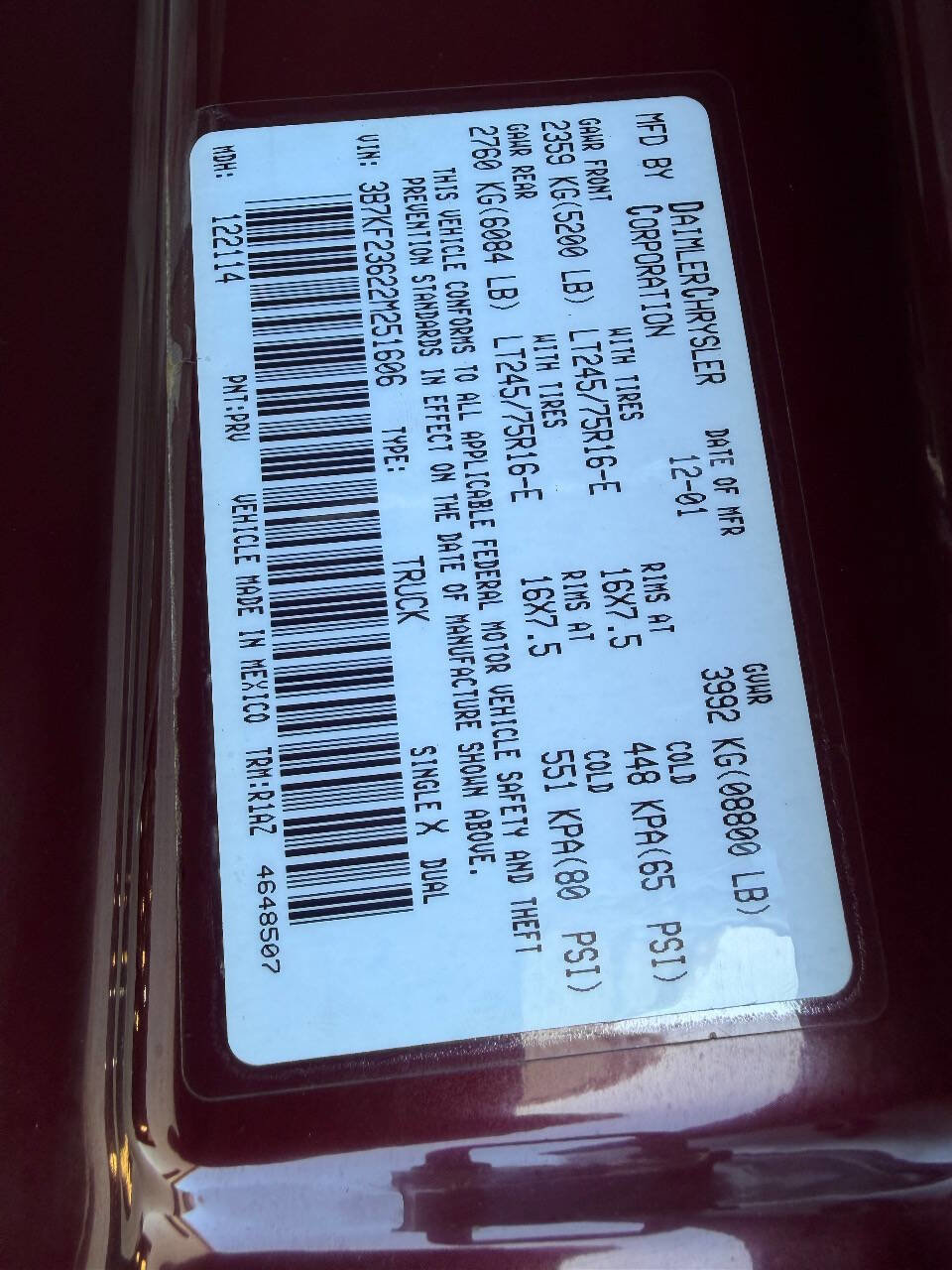 Used 2002 Dodge Ram 2500 Truck 4x4 Quad Cab image 25