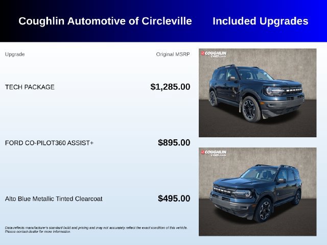 Used 2022 Ford Bronco Sport Outer Banks w/ Tech Package AWD/4WD image 3
