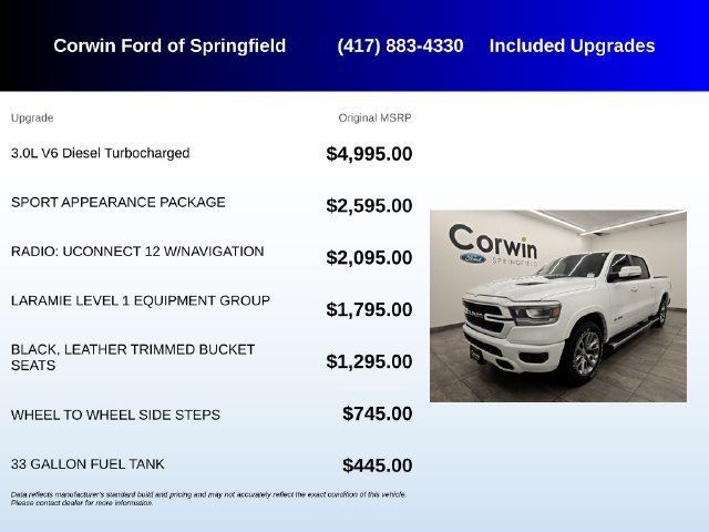 Used 2020 RAM 1500 Laramie w/ Sport Appearance Package RWD image 5