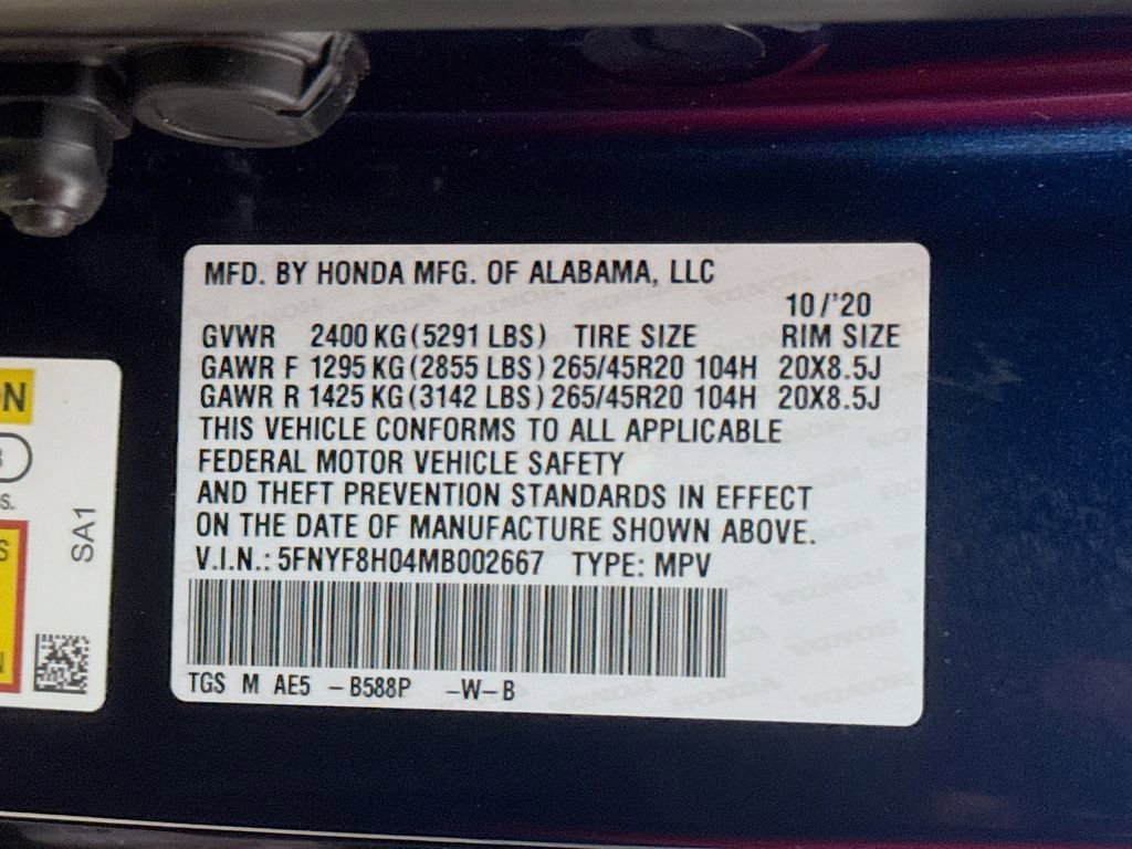 Used 2021 Honda Passport Elite image 32